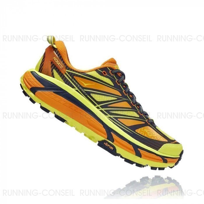 HOKA Chaussures pour Homme Mafate Speed 2 Red Yellow 