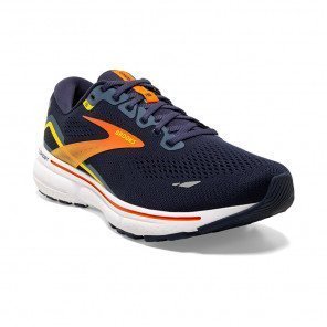 BROOKS GHOST 15 Homme PEACOAT/RED/YELLOW